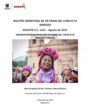 Boletín Víctimas Bogotá - Diciembre 2023 (corte a julio - agosto 2023)
